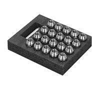 20pcs T304 Stainless Steel Wheel Lug Nuts M14x1.5 Thread 2in Height T304 Stainless Steel Anti-Corrosion Locking Lug Nuts