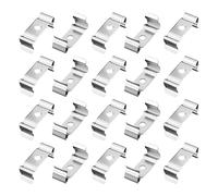 20Pcs T8 LED Light Tube Clips, Fluorescent Tube Fixture Holder Clamps, Compatible with Ceiling Lamps, Shop Lights, Garage Fixtures to Prevent Sagging, Secure Mounting Brackets