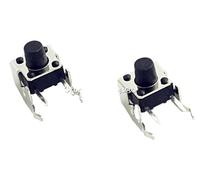 20Pcs Tact Switch 6 * 6 * 6mm Horizontal with Bracket Tactile Push Button Switches 6x6x6mm Micro Switch