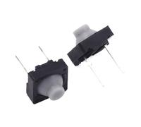 20PCS Tact Switch 8 * 8mm 8X8 DIP Conductive Plastic Buttons Feel Good Silicone Touch Middle 2 pins