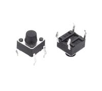 20Pcs Tactile Push Button Switch Momentary Tact 6x6x6mm 6 * 6 * 6mm 6 X 6 X 6mm DIP Through-Hole 4pin