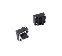 20Pcs Tactile Switch Momentary Tact 6x6x4.3/5/6/7/8/9/10mm 6 * 6 * 4.3mm 5mm 6mm 7mm 8mm 9mm 10mm Middle pin 2pins(6x6x6mm)