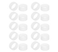 20PCS Taper Candle Stabilizer Ring for Straight Holders 2.2x2.2x1cm | Non-slip Rubber Base, Heat Resistant Fit for Cups and Candelabras, Festive Centrepieces