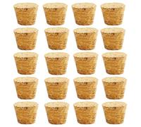 20Pcs Tapered Cork Plugs Wooden Wine Corks Stoppers Reusable Sealing Stopper for Bottle Bar DIY Crafts Kitchen Accessories (29x20x35mm)