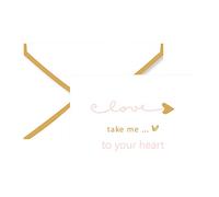 20pcs Thank You Cards Bronzing For Wish Blessing Card With Envelope Valentine's Day Father's Day Greeting For Retail Store Owner Sellers With Envelope Set
