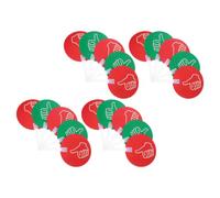 20pcs Thumb up down Voting Paddles Plastic Classroom Interactive Tool