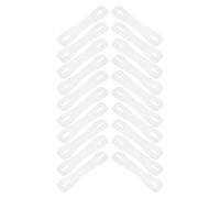 20pcs Tie Collar Insert Plastic Stay for Business Meetings