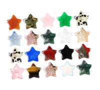 20Pcs Tiny Stone Star Ornament for Wedding Gift Giving | Miniature Star Ornament for Living Room Decoration and Festival Gifting Holiday Gift Giving