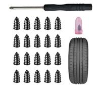 20PCS Tire Repair Rubber Nail for BMW Concept 9cento 2019, Tire Plug Kit, Screw Type Tire Plugs Tire Repair Screws for Car Motorcycle Bike Truck,A-5.3mm×11.7mm