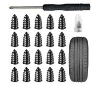 20PCS Tire Repair Rubber Nail for Triumph Trident 660 2021-2024, Tire Plug Kit, Screw Type Tire Plugs Tire Repair Screws for Car Motorcycle Bike Truck,B-6.8mm×12.7mm