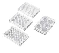20PCS Tissue Culture Plate, 6/12 / 24/48 Holes Polystyrene Cell Culture Petri Dish for Lab Experiment Instrument