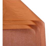 20pcs Tissue Paper 70 * 50CM Gold Floral Wrapping Scrapbooking Paper Gift Decorative Flower Paper Home Decoration Party(Rose Gold)