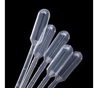20pcs To 200pcs Lab Clear 0.2ml/0.5ml/1ml/2ml/3ml/5ml/10ml Scaled Plastic Pasteur Pipette Essential Oil Pipette Dropper(1ml 100pcs)