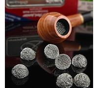20PCS Tobacco Smoking Pipe Metal Filter Screen Steel Mesh Ball Pipe Screen Filters (13mm)