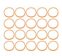 20PCS Transmission Drive Belts Ribbed Belts for BKP180 KP0800 FP0800 N1923BD Durable Neoprene Light Orange 238MM 9.5MM