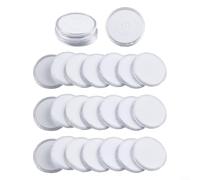 20pcs Transparent Plastic Coin Collector Capsules 46mm Diameter with Selection of Inner Ring Gaskets for Protecting Various Coin Sizes (2)