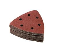 20PCS Triangular Sanding Disc 90mm 6 Hole Sander Sandpaper Abrasive Tools For Sanding Grit,20Pcs 80 Grits,HFA,001