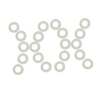 20Pcs Trumpet Key Pads, White Felt Cushion Washers for Brass Instruments | Replacement Parts for Valves, Easy to Install and Carry, Sturdy Fixing Effect