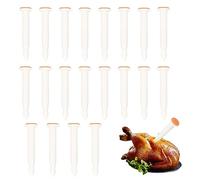 20Pcs Turkey Timer, Poultry Thermometer Cooking Thermometer Roasted Chicken Temperature Meter for Oven Cooking Poultry Turkey Chicken Meat Beef