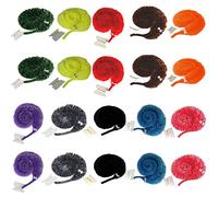 20pcs twisted worm props, invisible twisted caterpillars, twisted plush props on a rope, colorful seahorse fairy props for carnival party, carnival party, kids and cats (10 colors)