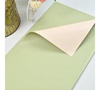 20Pcs Two-Sided Colored Flower Wrappers, Waterproof Bouquet Gift Wrapping Paper Decoration