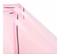 20pcs Valentine's Day Rose Gold Frame Flower Wrapping Paper, Waterproof Paper For Bouquets, Wrapping Paper For Flowers(StyleH 20sheets bag)