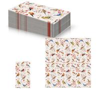 20Pcs Vintage Birds Branches Napkins Serviettes Disposable 40x33cm,2Ply Birds Cocktail Napkin Dinner Guest Tissue Hand Towels Decorative Paper Napkins for Decoupage Wedding Birthday Baby Shower Party