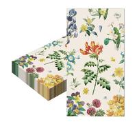 20Pcs Vintage Floral Napkins Serviettes Disposable Hand Towels 40x33cm,Wild Flower Paper Napkins Watercolor Floral Guest Tissue Cocktail Dinner Napkins for Birthday Wedding Engagement Party Napkin