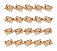 20Pcs Vintage Handmade Envelopes 4x2.76Inch Small Envelope Gifting Card Holders for Wedding Invitation Greeting Card Vintage Square Envelopes