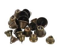 20pcs Vintage Iron Bells Golden Decorative Mini Bells