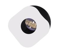 20PCS Vinyl Record Inner Sleeves Heavyweight White Kraft Paper with Rounded Corners Protection Covers Anti-Static Paper Vinyl Record Sleeves for LP Albums (7 inch)
