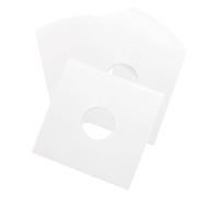 20Pcs Vinyl Record Inner Sleeves White Kraft Paper Reusable Record Protector 7in Square