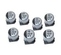 20PCS Volume 5 * 5.4MM SMD Aluminum Electrolytic Capacitor 25V22UF