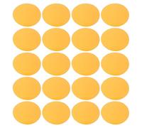 20pcs Warm Light Filter Sticker for LED Lamps and Spotlights, Orange | Self Adhesive PET round Film, Universal Fit for Commercial Spaces and Dj Lighting, Fade Resistant