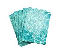 20PCS Water Pattern Stickers 29.7x21cm Self-Adhesive Model Decor | Coated art paper with glossy finish Multiple color tones For swimming pool river lake for mini displays