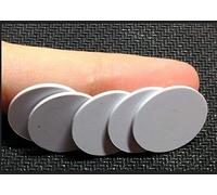 20pcs Waterproof 25mm X 1mm 13.56mhz Rfid Tag PVC Coin Card NFC Tag with EM4200(compatible Mf1 S50)