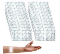 20PCS Waterproof Bandage,Clear Adhesive Waterproof Dressings for Wounds,Waterproof Plasters for Swimming with Cotton Absorbent Pad,for Tattoo Aftercare Skin Protection Showering Swimming(9 x 15cm)