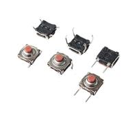 20pcs Waterproof Silent Button Momentary Tactical Switch Soft Key 4PIN DIP/SMT Micro 6x6/7x7mm H=4.3/5mm ESSEIEIE(7X7mm,No.1 H 5mm)