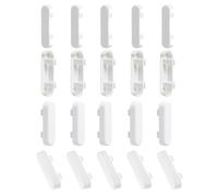20Pcs Weep Hole Covers, ABS White Plastic Vent Covers for UPVC Windows, Bright Double Glazing Drain Caps, Durable Clog-Proof Window Vent Covers Replacement for UPVC Window Sill End Caps