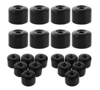 20pcs Wheel Bolt Caps 17mm PP Black Car Wheel Nut Covers | Plastic Screw Caps, Auto Trim Replacement, Wide Compatibility, Quick Fitting, Not Easily Dislodged