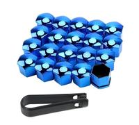 20pcs Wheel Nut Cap for Chevrolet Impala 2014-2020, Hexagonal Tire Nut Covers Protection Automobile Tyre Bolt Caps with Removal Tool,Blue-17mm