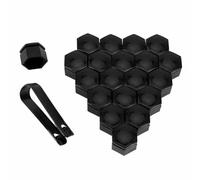 20pcs Wheel Nut Covers, for VW Touareg CR 2018-2024 Auto Hexagonal Tyre Nut Covers Wheel Bolt Nut Cap Anti-Theft Dust Rust Tyre Screw Caps Auto Accessories,A-19MM