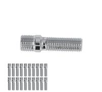 20Pcs Wheel Screw Adapter Rust Resistant Zinc Coated 32mm Shank Fit for Audi A4 A5 A6 Q5 Q7 and More (M14*1.5-M12*1.5)