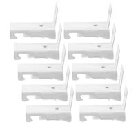20pcs White Curtain Brackets Iron Metal Bracket for Curved Track