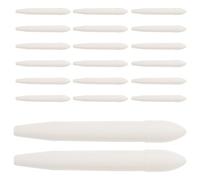 20pcs White Fiber Nibs for Paint Markers Fine Point Tips, Practical and Workmanship Replacement Pen Points for Painting and Drawing Supplies