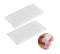 20Pcs White Fiberglass Nail Extension Wraps Nail Kit Nail Tips Extended Tools Repair Broken Nails Nail Art Accessories for Women DIY Home Salon