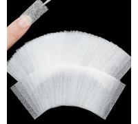 20Pcs White Nails Kit Nail Extensions Kit Fiberglass Nail Art Builder Wrap Sticker Tips with Shape Clip Repair Broken Nails, Nail Art Stickers and Decals, Nail Art Accessories