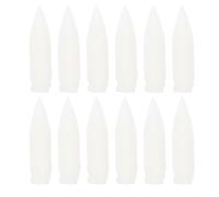 20pcs White Nylon Marker Pen Replacement Nibs for Acrylic Pens, Easy Swap | Soft Tips Support Consistent Ink Flow, Helping Crafters and Students Restore Worn Markers for Canvas Sketching