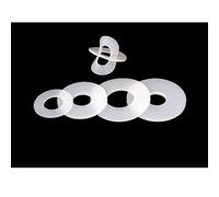20pcs White O-ring Silicone Gasket, Inner Diameter 8mm 10mm 12mm 16mm 20mm High Temperature Resistant Shock Absorber Pads(10 * 30 * 1)