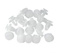20pcs White Plastic Car Bumper Door Trim Panel Retainer Clips Rivets | Rocker Panel Molding Clips Car Trim Fasteners Plastic Push Pin Fasteners